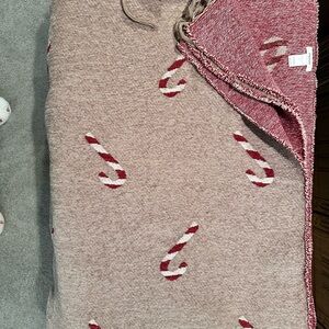 Candy cane blanket
